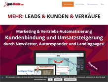 Tablet Screenshot of lead-motor.com